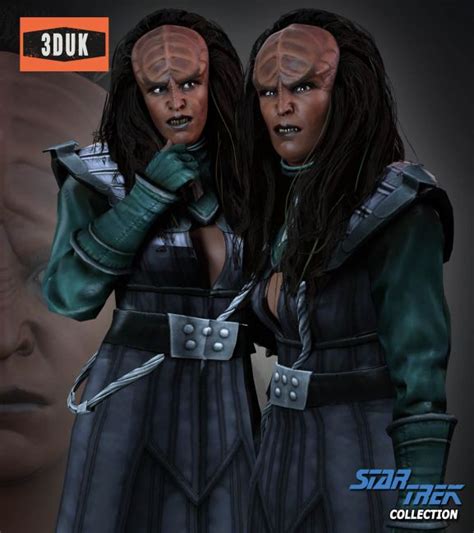 TNG Lursa and B'etor For G8F | 3d Models for Daz Studio and Poser