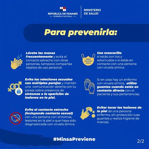 Ministerio de Salud de Panamá on Twitter La viruela símica o del mono