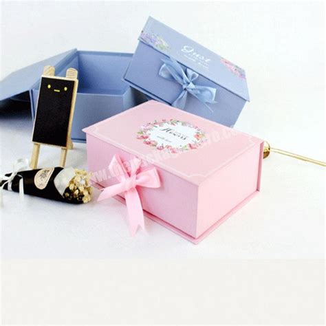 Magnet Folding Boxes With Ribbons Luxury Gift Boxes For Gift Packaging