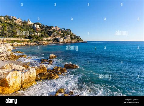 Plage De Bains Militaires Nice Alpes Maritimes French Riviera