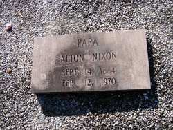 Alton Papa Nixon M Morial Find A Grave