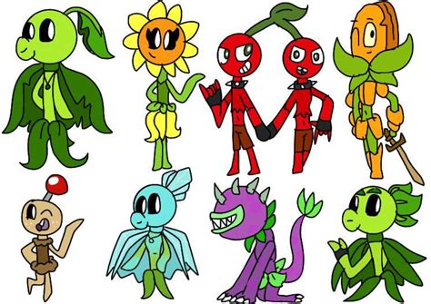 Pvz Humanoid Plants Part 1 By Rv2008 On Deviantart