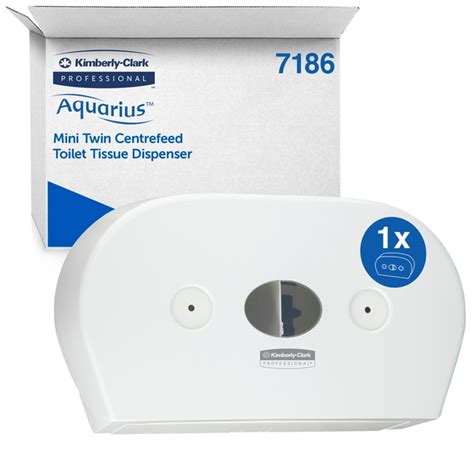 Kimberly Clark Aquarius Toilet Tissue Dispenser Jumbo Centrefeed Roll