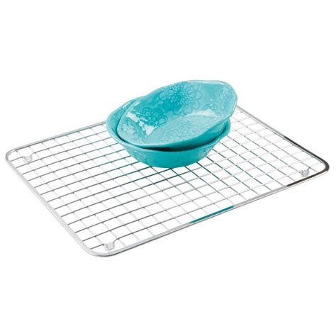 InterDesign Gia Kitchen Sink Protector Grid Regular Polished