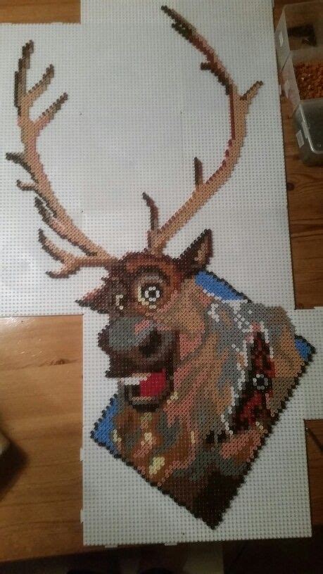 Sven Frozen perler beads Broderingsmønstre Tegnefilm