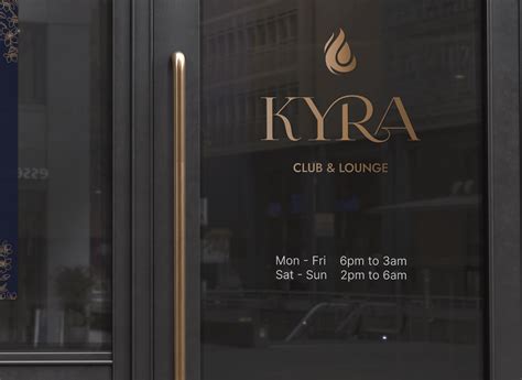 Kyra Club And Restaurant Logo And Brand Identity Behance
