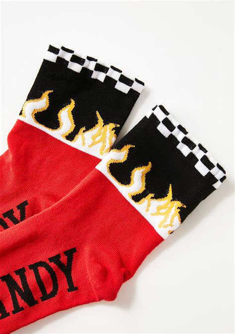 To My Fans Flame Socks Dolls Kill