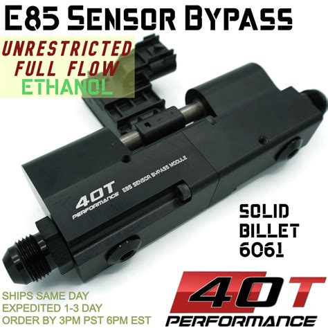 E85 Flex Fuel Sensor Bypass Module High Flow Ethanol Upgrades Your Pre Existing Srm E85 Line