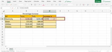 How To Calculate Percentage Increase In Excel Sheetaki