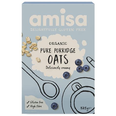 Amisa Organic Porridge Oats 325g Amisa