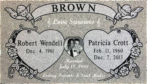 Double Headstone Designs