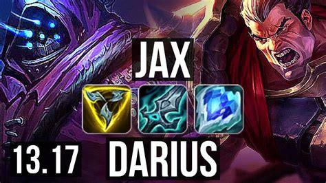 JAX Vs DARIUS TOP 7 Solo Kills 600 Games 900K Mastery KR