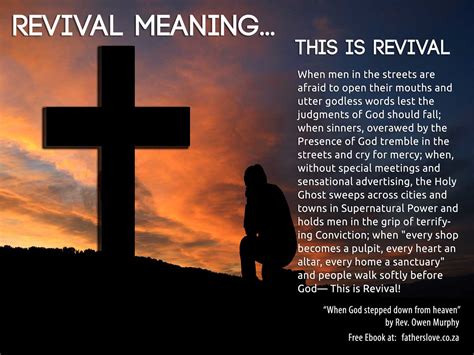 Revival meaning- what does real revival look like?