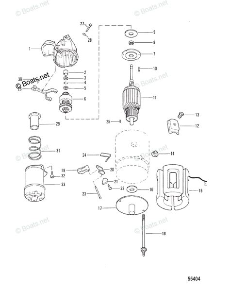 Mercruiser Sterndrive Gas Engines Oem Parts Diagram For Starter Motor 12