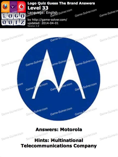 Logo Quiz Multinational Telecommunications Company • Game Solver