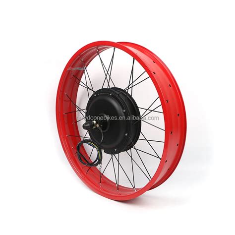 Inch Inch Fatbike Fat Tire Ebike Conversion Kit V V Rear Wheel