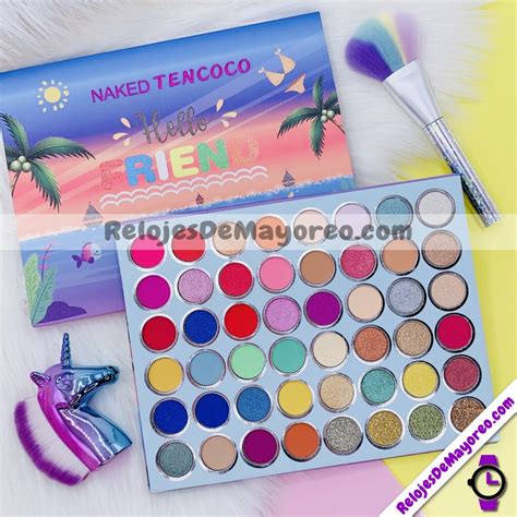 Paleta De Sombras 48 Tonos Hello Friend Naked Tencoco Summer