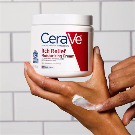 CeraVe Itch Relief Moisturizing Cream For Dry Skin 12 Oz