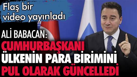 DEVA Partisi lideri Ali Babacan sosyal medyadan yaptığı paylaşımda flaş