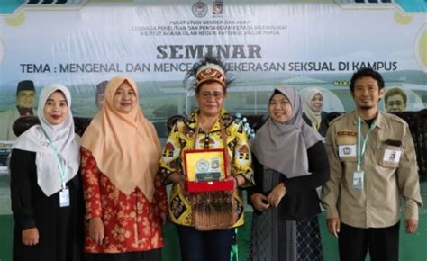 Seminar Psga Kekerasan Seksual Di Papua Tinggi Dibanding Provinsi Lain Iain Fattahul Muluk Papua