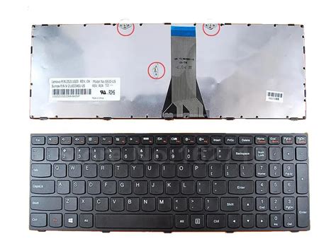 US Keyboard For LENOVO G50 70 BLACK FRAME BLACK Win8 PN:25211020 ...