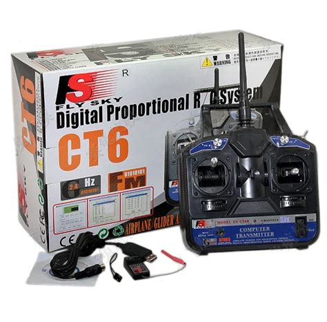 Flysky FS CT6B 2 4Ghz 6CH RC Transmitter R6B Receiver For Plane