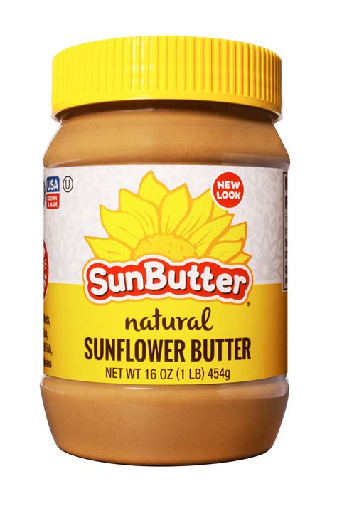 Sunbutter Natural Sunflower Butter Gluten And Peanut Free 16 Oz