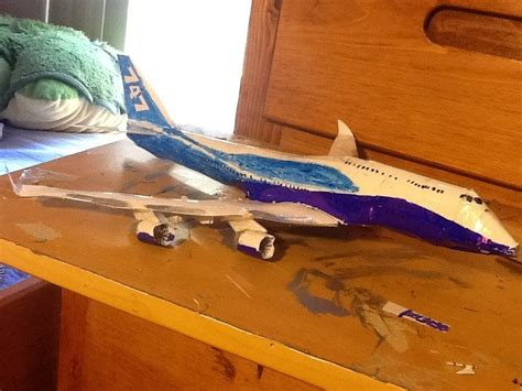 Paper Boeing 747 Tutorial Part 2/2 - YouTube