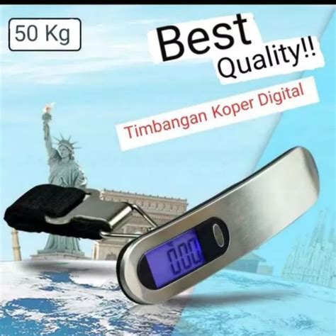 Jual Timbangan Koper Digital 50Kg Travel Luggage Scale Timbangan