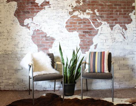 Diy Faux Brick Wall {indoor Accent Wall} Classy Clutter