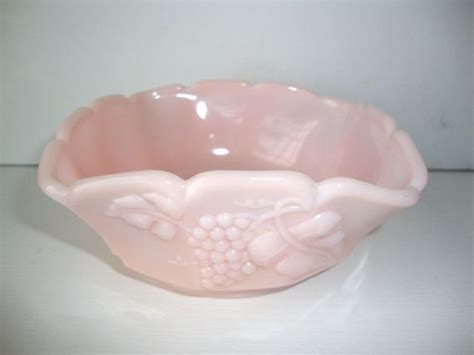 Fostoria Pink Milk Glass Square Nappy In The By Wintervillewonders Antique Dishes Vintage