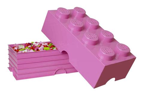 Lego Rangements Pas Cher Brique De Rangement Rose Plots