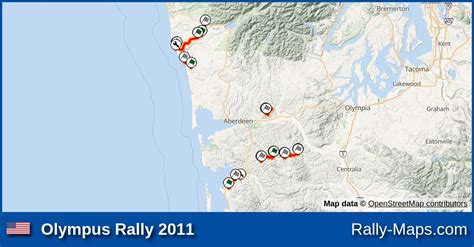 Maps Olympus Rally 2011 Rally