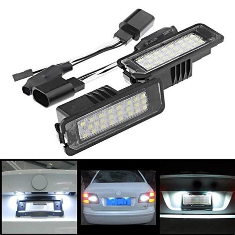 Aliexpress Buy 2pcs 24SMD LED License Plate Light For VW Golf 6