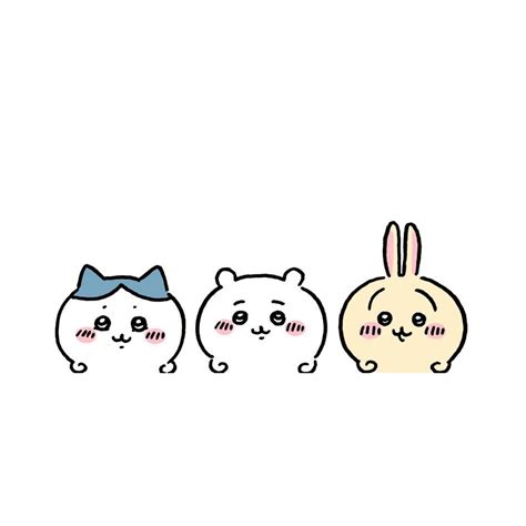 「ちいかわ」おしゃれまとめの人気アイデア｜pinterest｜森崎貴恵 かわいい うさぎ イラスト かわいいステッカー Iphone用