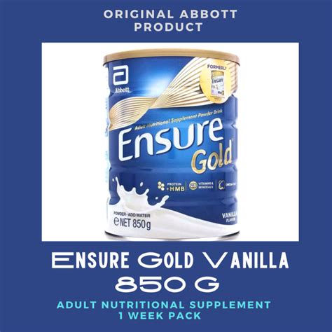 Ensure Gold Hmb Vanilla Flavor G Week Supply For And Senior