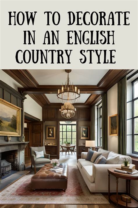 How To Decorate In An English Country Style Artofit