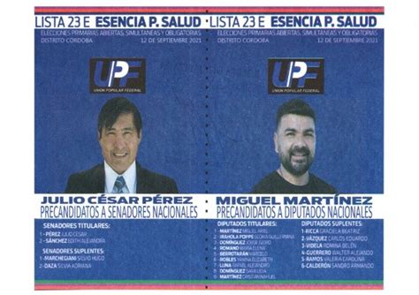 Candidatos Córdoba Quiénes Son Los Precandidatos Para Las Elecciones Y