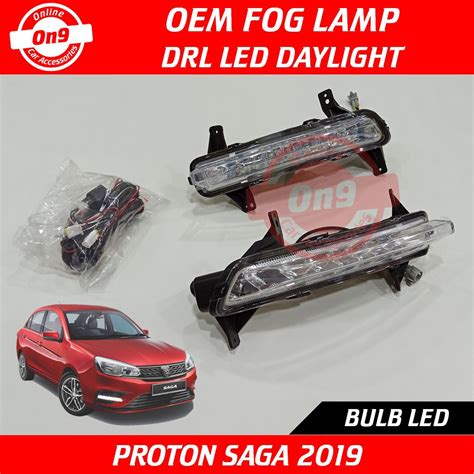 Proton Saga VVT 2019 2020 2021 DRL Fog Lamp Daylight Led Full Spec