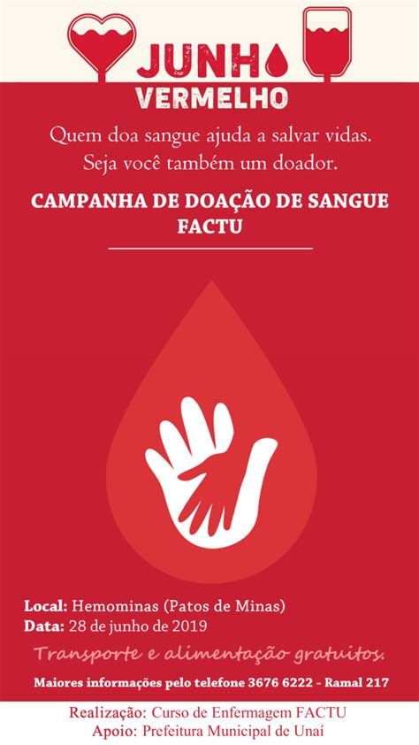 Factu Promove Campanha De Doação De Sangue Factu