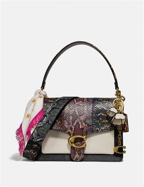 Tabby Shoulder Bag In Snakeskin Coach