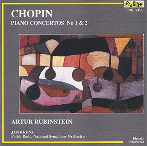 Rubinstein Artur Chopin Piano Conc No 1 And No 2 Polish Radio