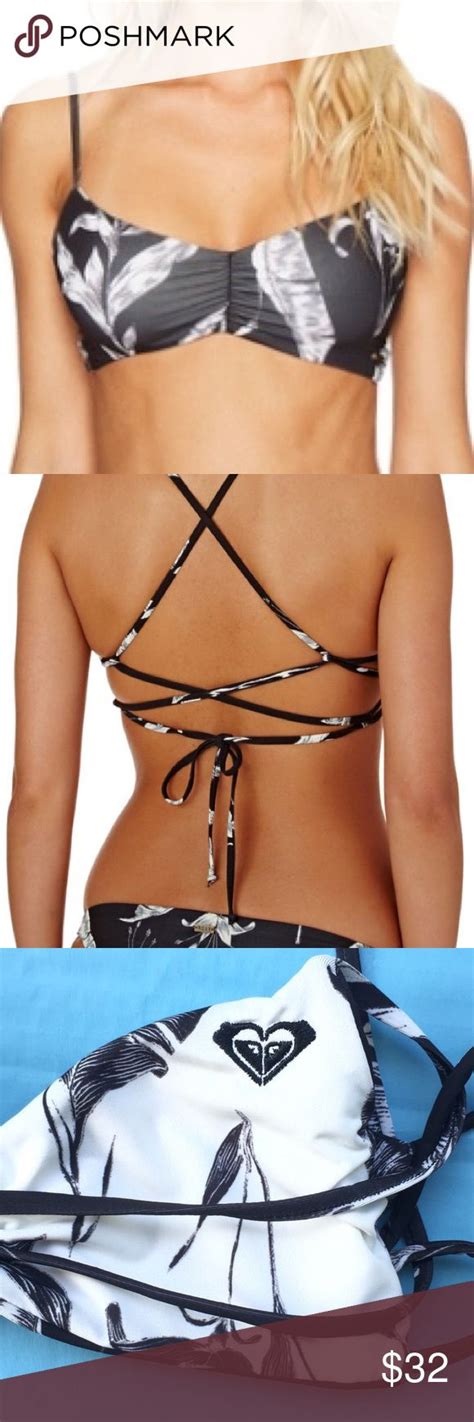 Roxy Strappy Love Tri Bikini Reversible Top Bikinis Bikini Tops