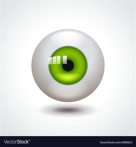 Green eye Royalty Free Vector Image - VectorStock