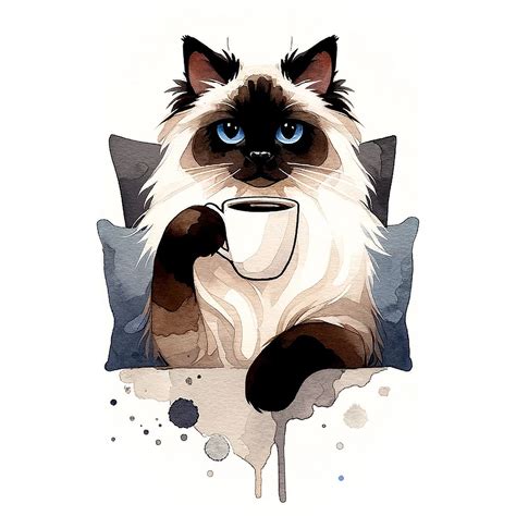 Download Birman, Cat, Animal. Royalty-Free Stock Illustration Image ...