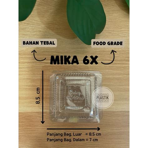 Jual Plastik Mika Kue Ukuran X Merk Top Setara Mega Isi Pcs