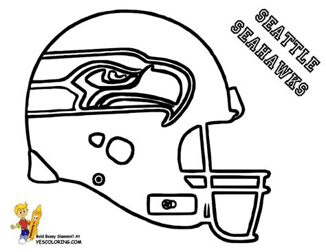 Football Helmet Coloring Pages Coloring Home