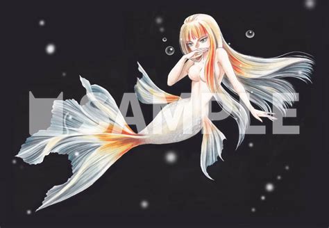 √完了しました！ 人魚 イラスト 綺麗 329944 美しい 綺麗 人魚 イラスト Josspicturey2eaj