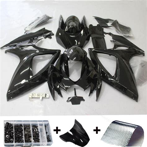 Black Injection Fairing For Suzuki Gsxr Gsxr K