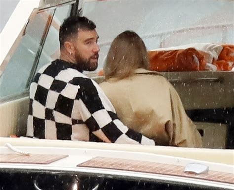 Taylor Swift and Travis Kelce pose for loved-up pics, kiss on romantic boat ride in Italy